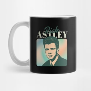 Rick Astley - gradient vintage 80s Mug